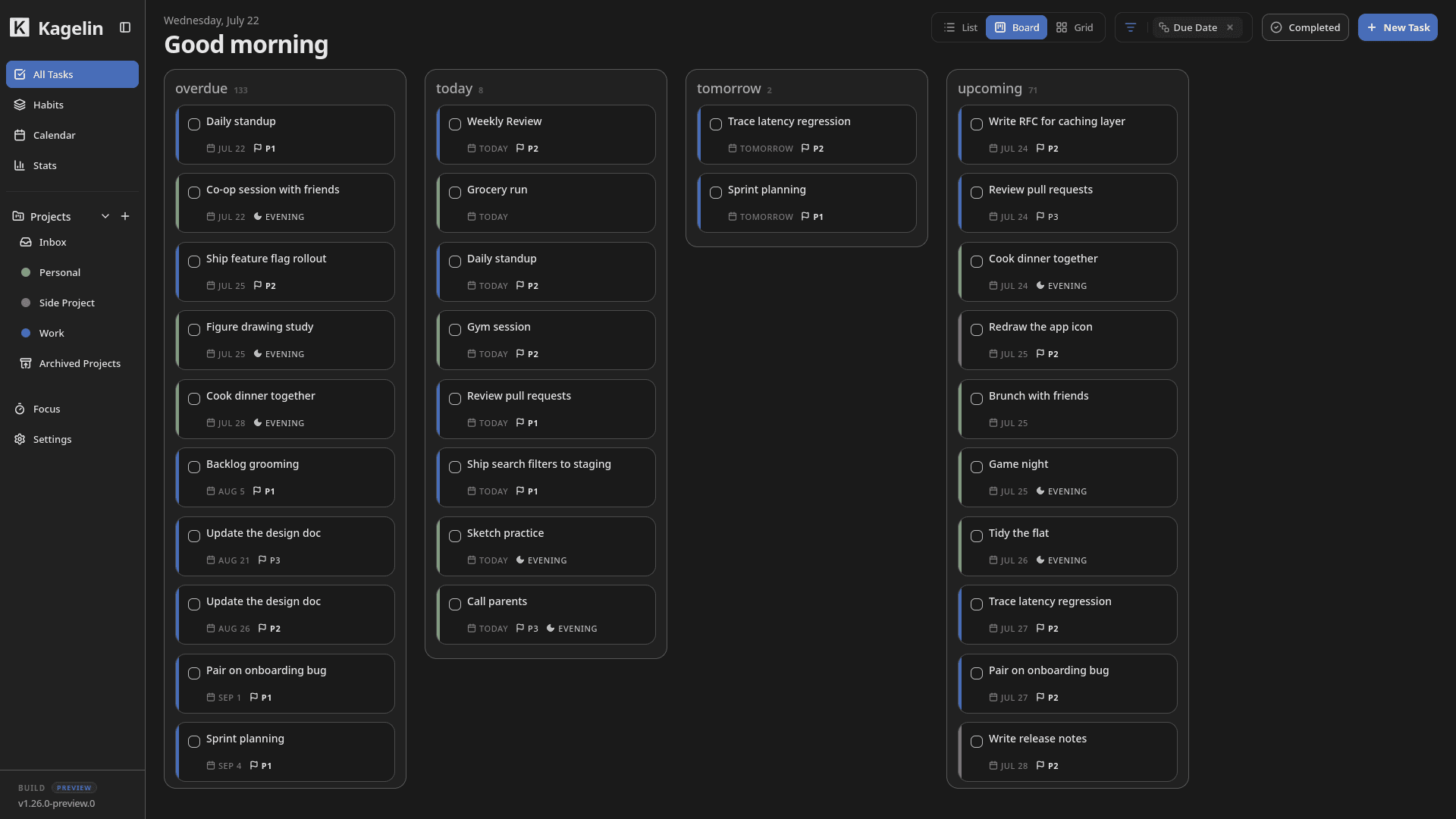 Board view